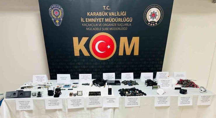 Casus kamera ile Karabük’ten Türkiye’yi izleyip, 55 bin görüntü toplamış