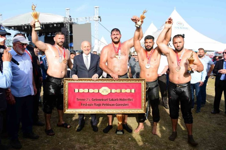 25. Sakarlı Hıdırellez Festivali’nde Başpehlivan Tanju Gemici oldu