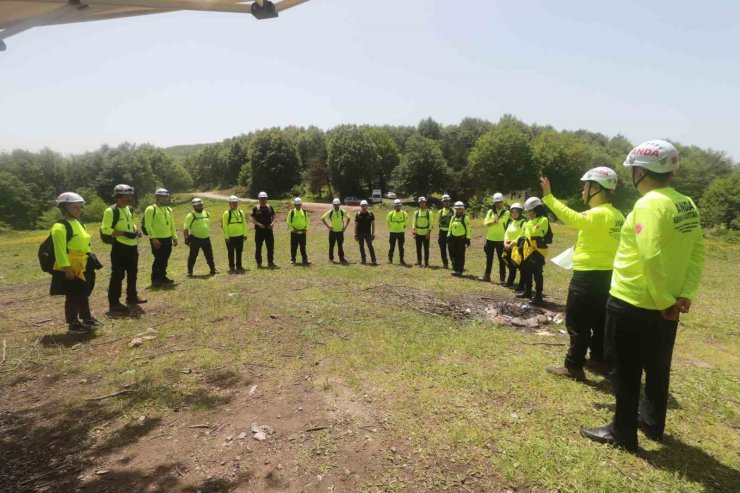 ANDA gönüllülerinden Kocadağ’da arama-kurtarma eğitimi