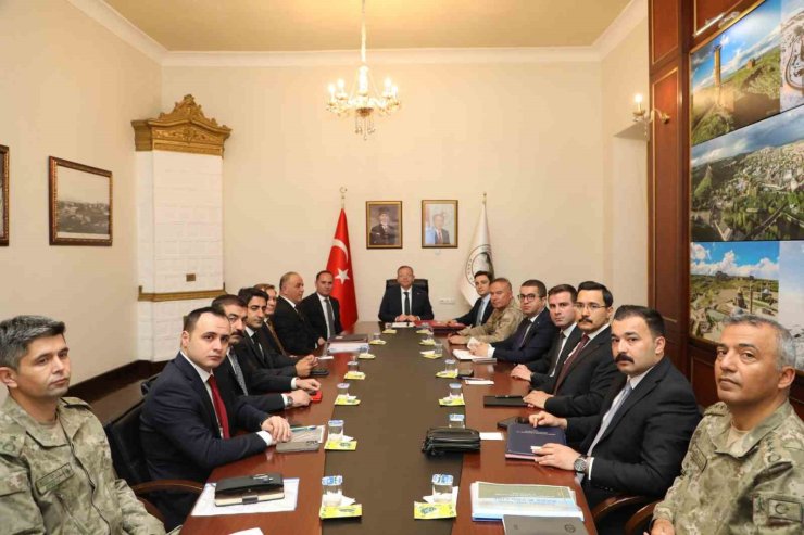 Kars’ta, "İl Güvenlik ve Asayiş Koordinasyon" toplantısı yapıldı