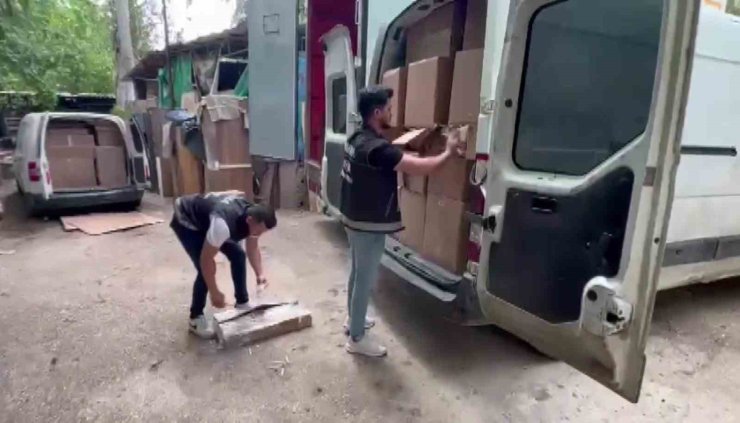 Adana’da 39 milyon TL’lik kaçakçılık operasyonu
