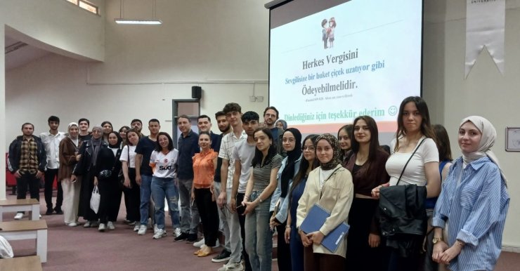MYO’da ‘Vergi Bilinci’ semineri gerçekleşti