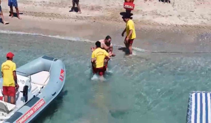 Didim Belediyesi cankurtaran ekiplerinin tatbikatı gerçeğini aratmadı