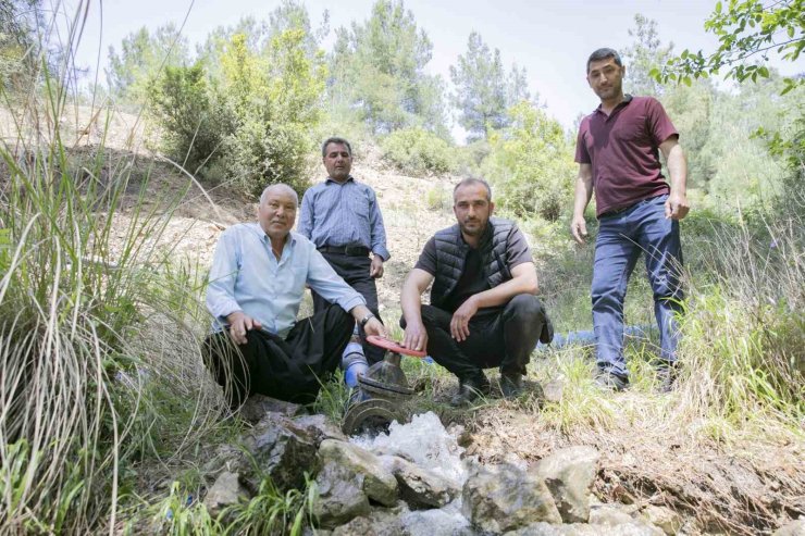 Mersin’de çiftçilerin sulama suyu sıkıntısı gideriliyor