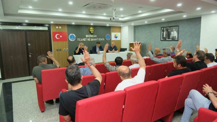 Erzincan TSO mayıs ayı meclis toplantısı yapıldı