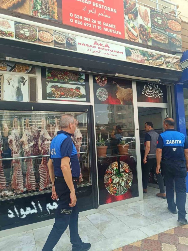 Reyhanlı’da kasaplara kurban bayramı denetimi