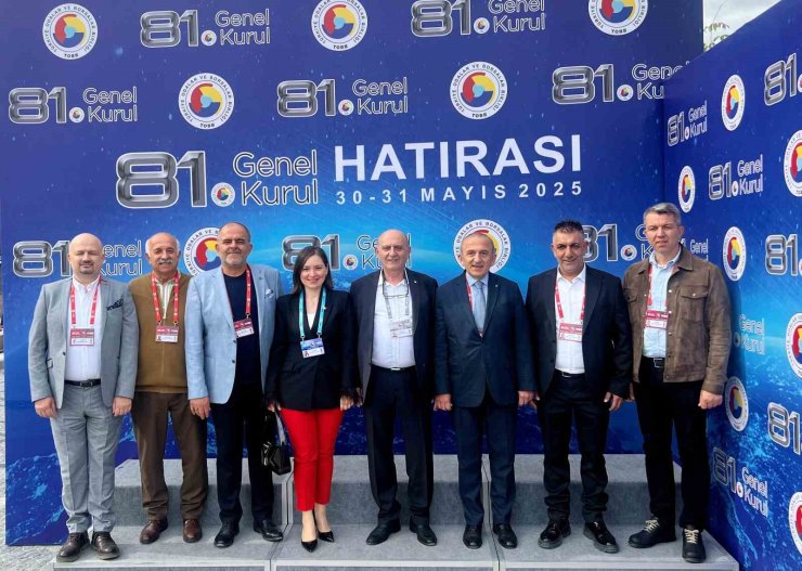 Manisa TSO heyeti TOBB Genel Kuruluna katıldı