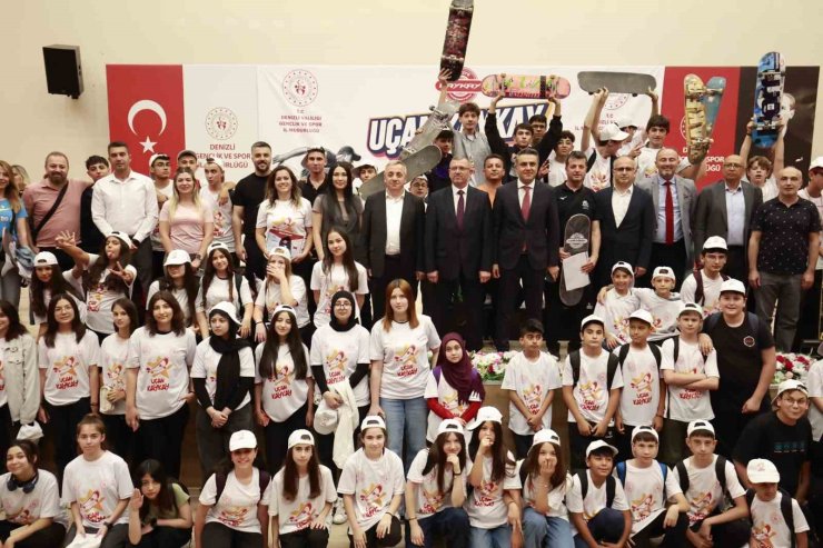 Denizli’de Uçan Kaykay projesi start aldı