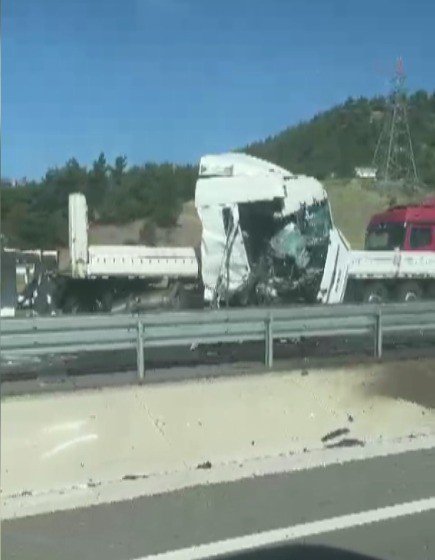 Kahramanmaraş’ta tır kazası: 1 yaralı