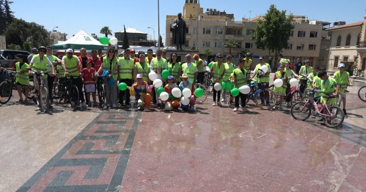 Kilis’te farkındalık için pedallar bağımlılığa karşı çevrildi