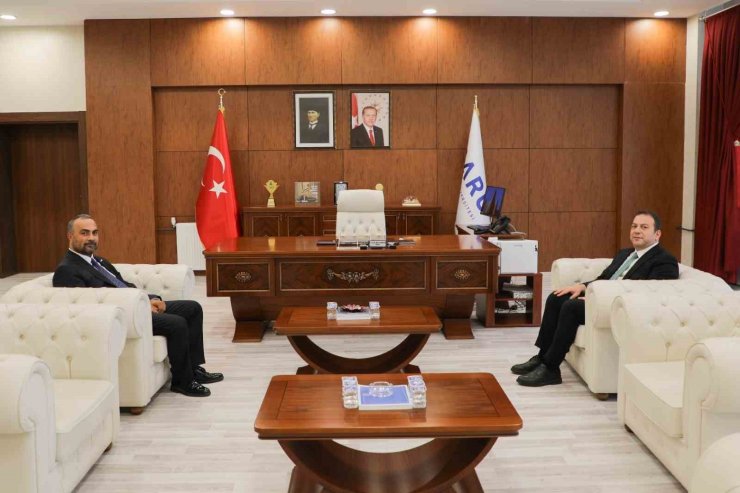 Başsavcı Şahin’den Rektör Akkaya’ya hayırlı olsun ziyareti