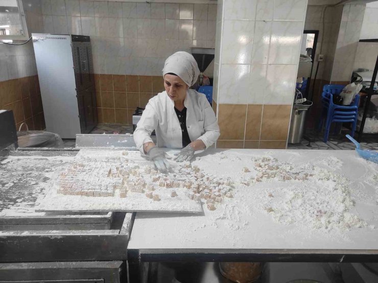 Batman’da girişimci kadınlar, organik çilek lokumu üretiyor