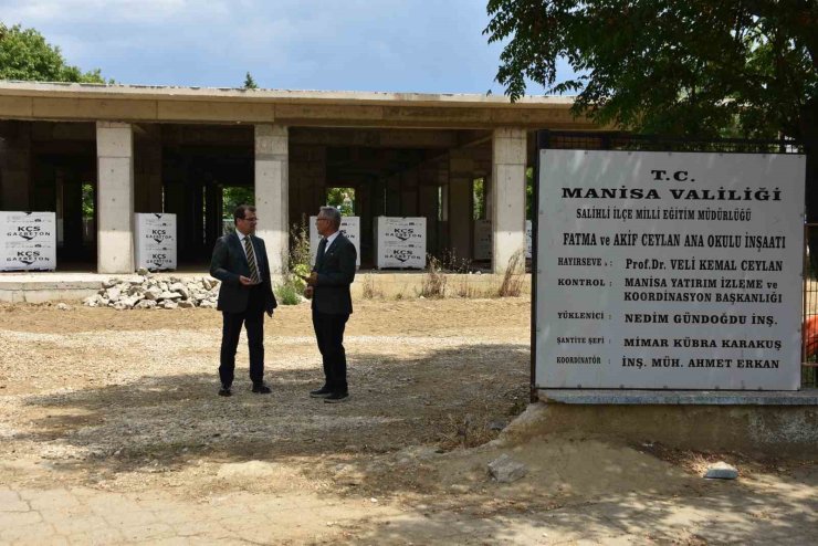 Salihli’ye 2 yeni anaokulu yapılıyor