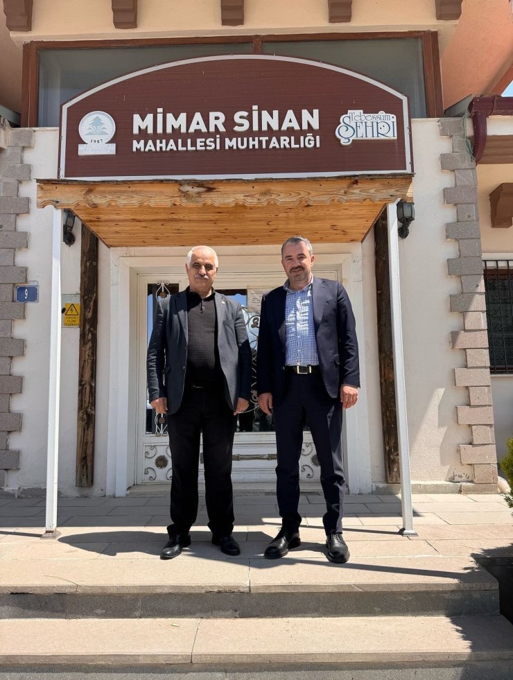 Pursaklar Belediye Başkanı Çetin’den muhtarlara bayram ziyareti