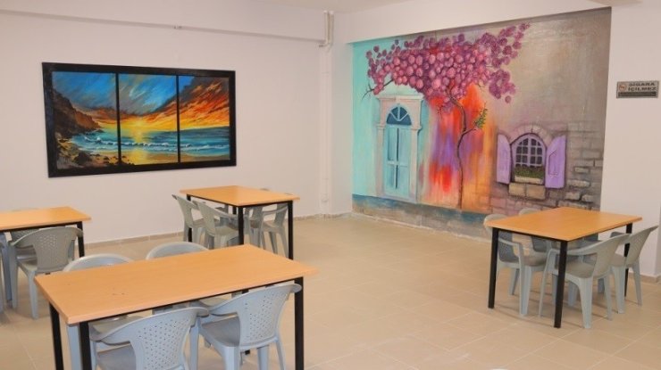 Çocuk cezaevine sanat dokunuşu