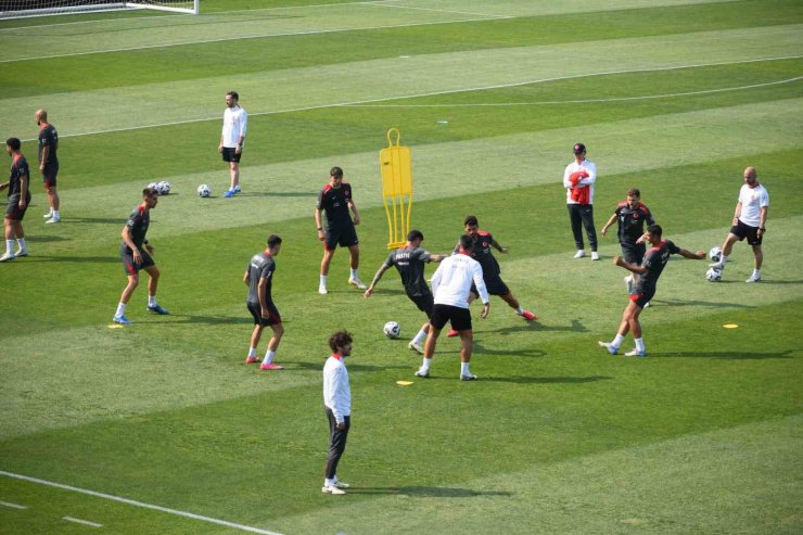 A Milli Takım, ABD maçı hazırlıklarını tamamladı