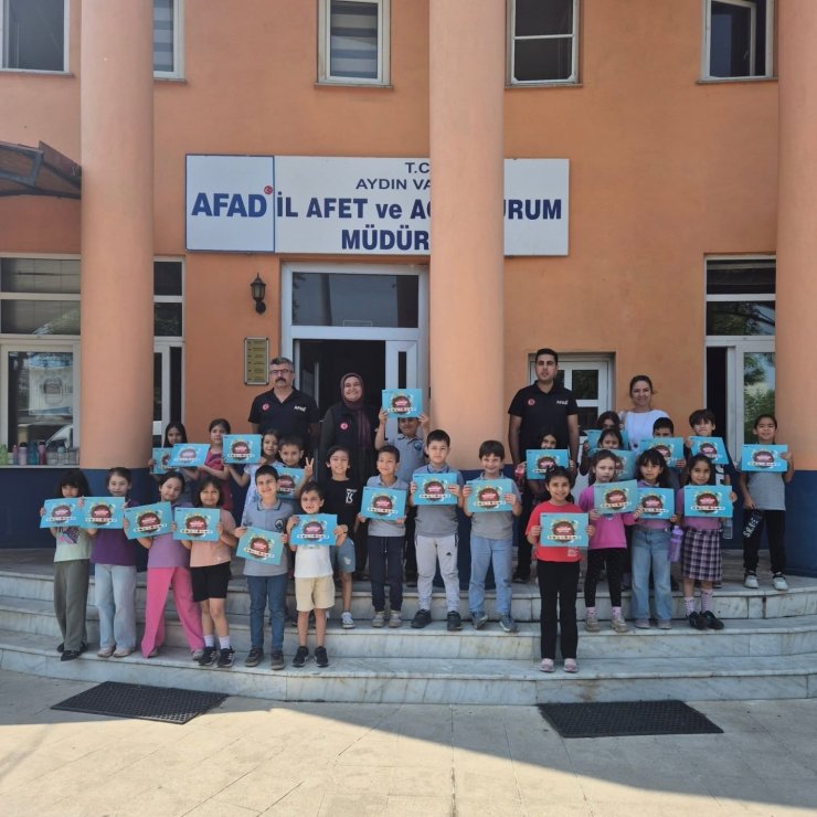 AFAD Aydın İl Müdürlüğü minik öğrencileri ağırladı