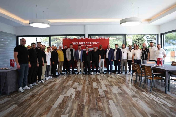 Samsunspor bayramlaştı