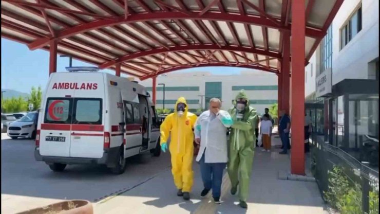 Yalova Eğitim ve Araştırma’da gerçeğini aratmayan tatbikat