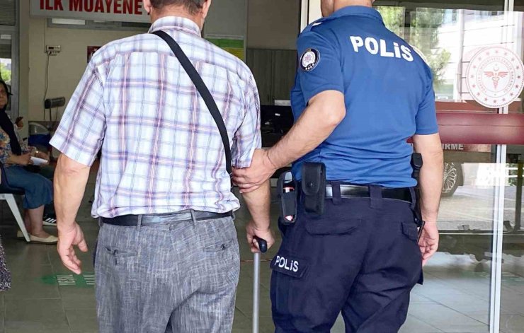 Eşinin kavgasını ayırmak isterken bacağından yaralandı