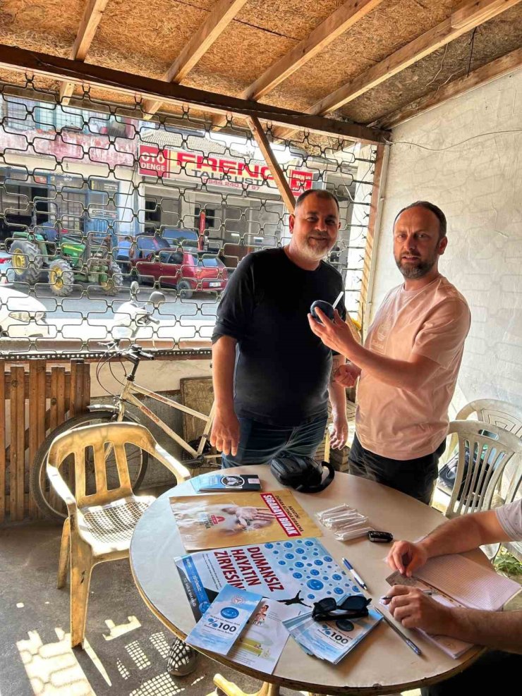 Nikotin testi yapıldı