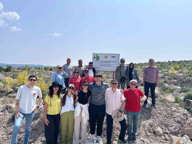 Eskişehirli şehidin hatırası Kümbet’teki ormanda yaşayacak