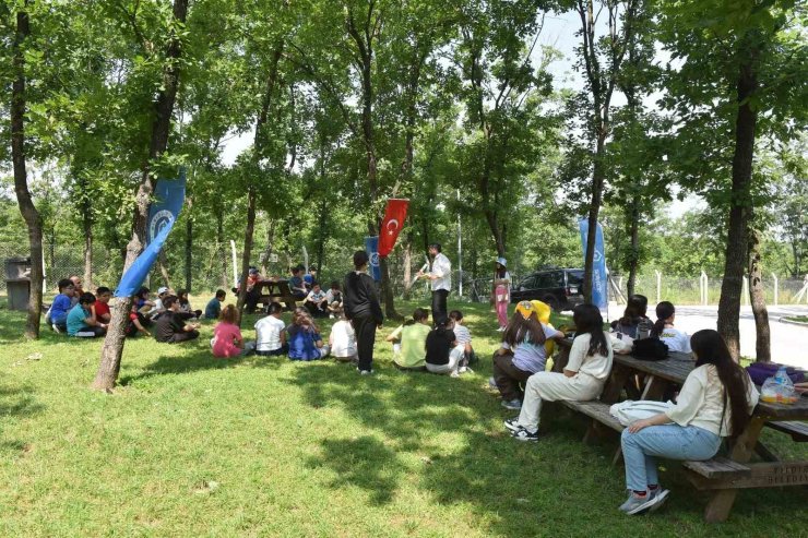 Çocuklar önce okudu, sonra eğlendi