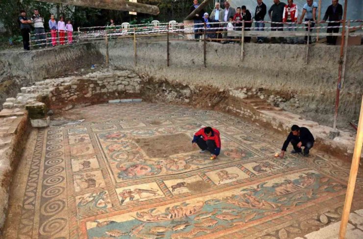 Çaycuma’nın gizli hazinesi Kadıoğlu Mozaikleri korunup, ziyaretçilere açılacak