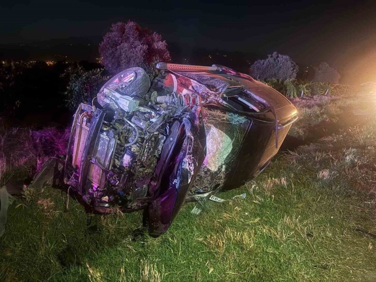 Alaşehir’de trafik kazası: 1 ölü, 4 yaralı