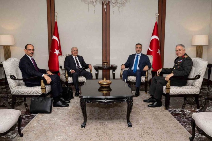 Fidan, Güler, Gürak ve Kalın Dışişleri Bakanlığı’nda bir araya geldi