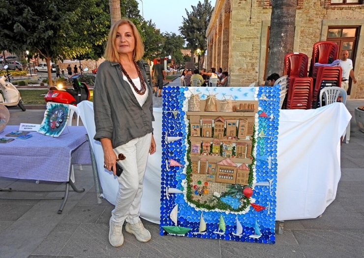 Çeşme’de minik eller, sürdürülebilir sanatla buluştu