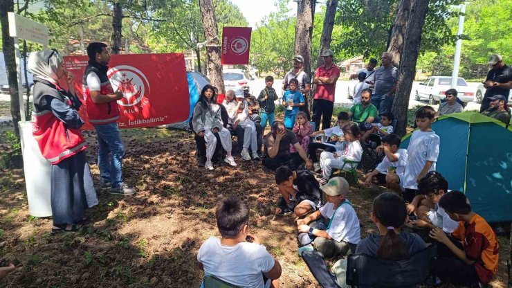 Babalar gününde ‘Baba Çocuk Kampı’