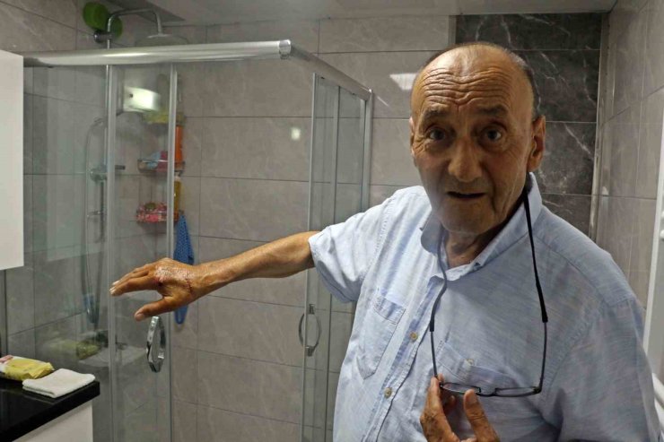 Patlayan duş kabininde yaralandı, 1 aydır direksiyon başına geçemiyor