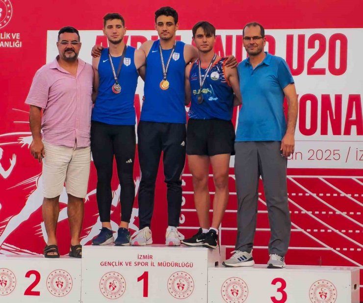 Aydınlı milli sporcular şampiyonaya damga vurdu