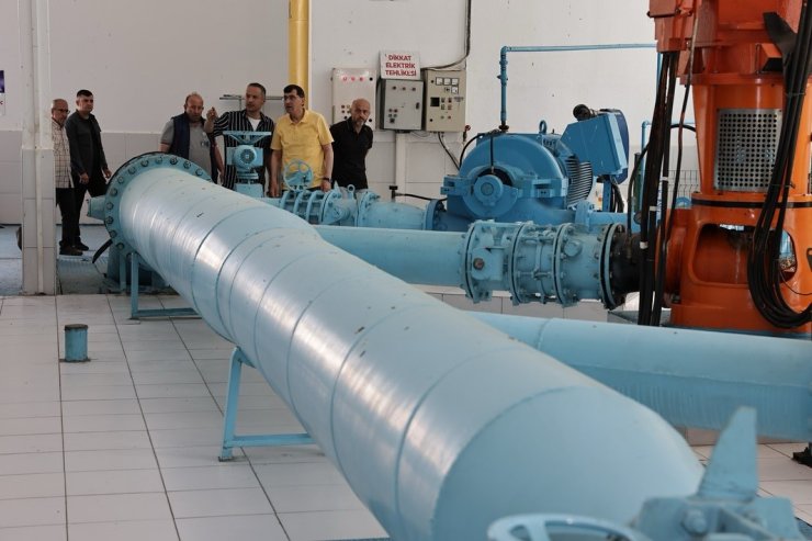 Başkan Kahveci’den Porsuk Çayı’ndaki İçme Suyu Tesisleri’ne inceleme