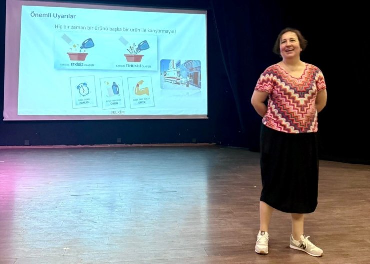 Bodrum Belediye personeline kimyasal kullanım eğitimi