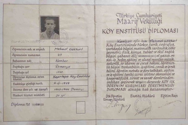 102 yaşındaki Muratlı’nın eğitim çınarına veda