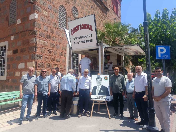 Şehit ve gazi ailelerinden Başkan Zeyrek için lokma hayrı