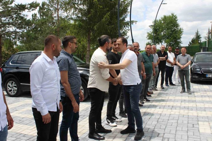 Kaymakam Tok’u ilçe protokolü ve mesai uğurladı