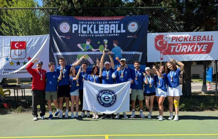 Ege Üniversitesi Pickleball Takımı Türkiye şampiyonu oldu