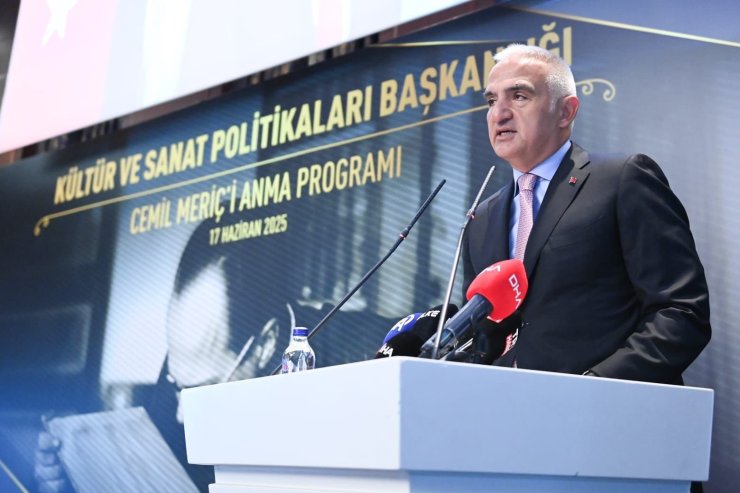 Kültür ve Turizm Bakanı Ersoy, Cemil Meriç’i anma programına katıldı