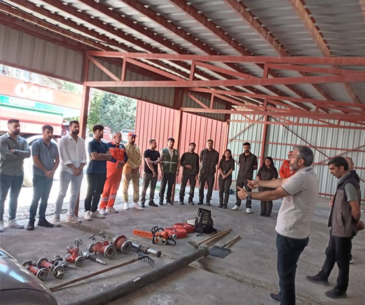 Orman muhafaza ekiplerine eğitim verildi