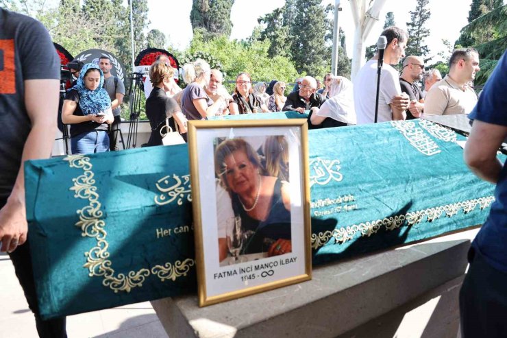 Barış Manço’nun kız kardeşi İnci Manço son yolculuğuna uğurlandı