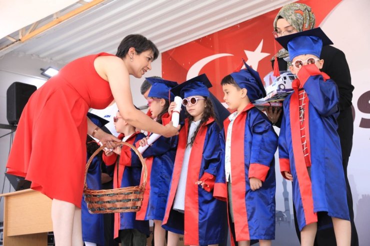 Keçiören’deki çocuk gelişim merkezlerinde mezuniyet gösterisi
