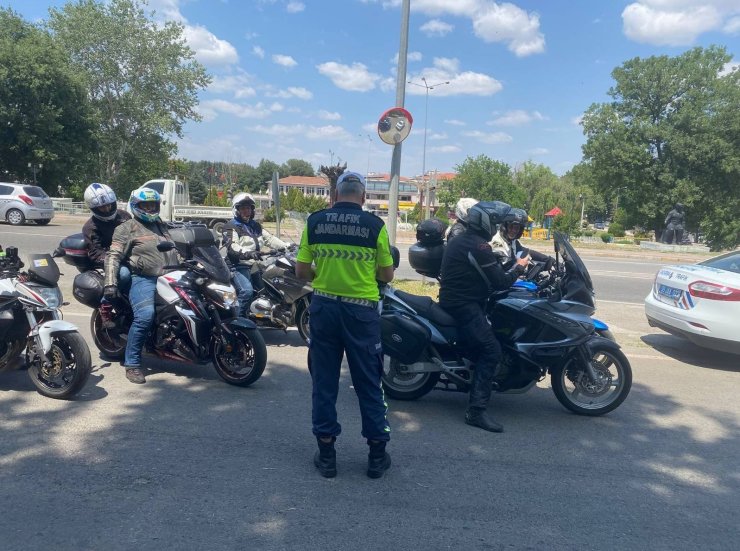 Kırklareli’nde motosiklet denetimi