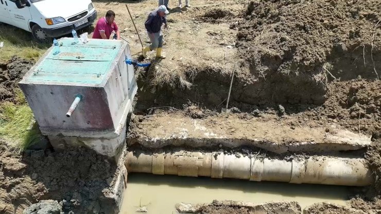 Karasu Ovası’nda sulama hattı arızası onarıldı