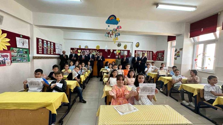 Erzincan’da 42 bin öğrenci karne heyecanı yaşadı