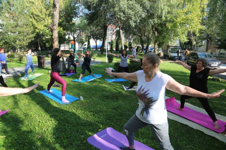 Parklarda spor etkinlikleri başlıyor