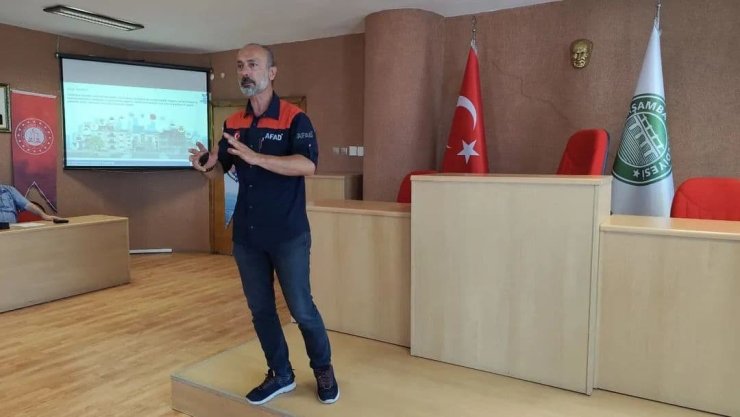 Yükümlülere yönelik doğal afetler semineri