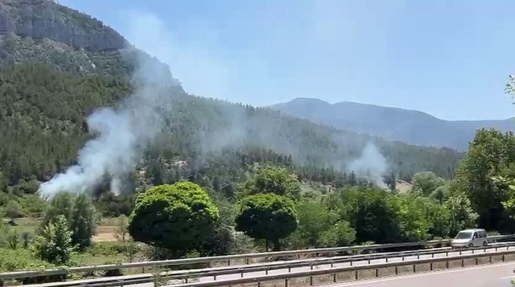 Karabük’te örtü yangınları büyümeden söndürüldü